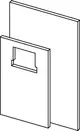 TECE-Profil Brandschutzplattenset für WC-Module. Set bestehend aus Brandschutzplatten, geeignet zur Installation mit TECE-Sülzkasten. Simple Montageanleitung sichtbar.